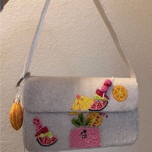 Viral Fruit Drink Summer Beach Beaded Shoulder